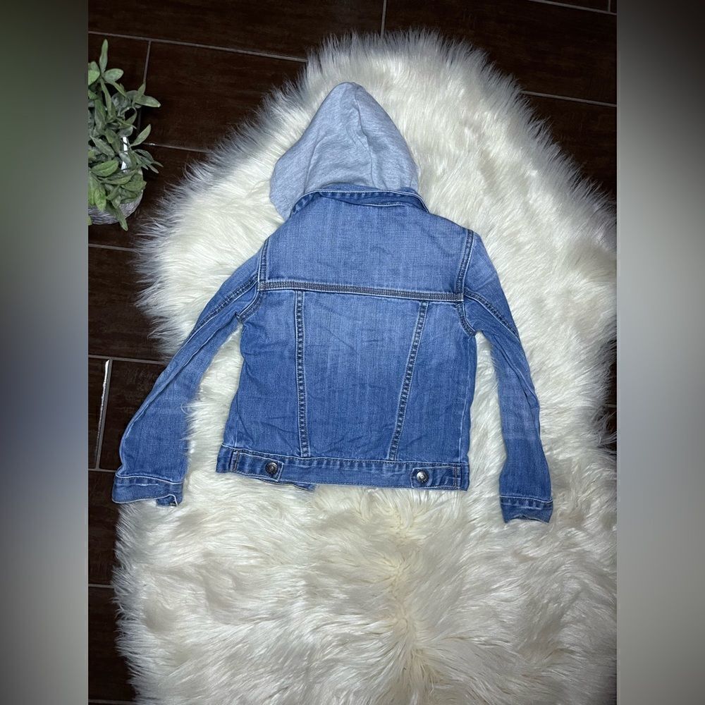 Peek Dungareesdenim Hooded Jacket Sz X Small (2-3) — image 5 of 5